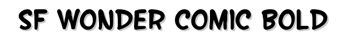 SF Wonder Comic Bold font